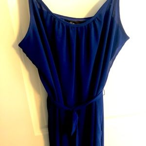 Royal blue maxi dress